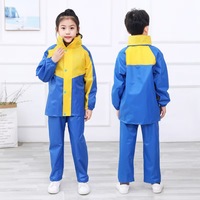 Imperméable en Nylon pour enfants de haute qualité combinaison de pluie en Polyester imperméable Durable pour étudiants classique réutilisable coupe-vent garçons filles