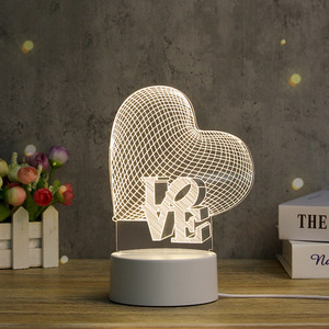 Đèn <span class=keywords><strong>LED</strong></span> Để Bàn Hình Ảnh Anime Ảo Ảnh 3D Sáng Tạo Tùy Chỉnh Mới Đèn Ngủ Trang Trí Nhà Cửa Giáng Sinh Cho Trẻ Em - Product Image 4