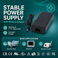 PSE UL FCC 5V 9V 12V 24V 48V 1.25a 1300ma 1.6a 6a Catu Daya Desktop 30W 36W Adaptor Daya AC DC untuk Printer Mesin POS