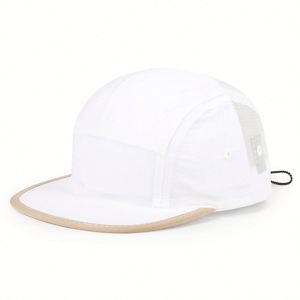 หมวกแก๊ปแบบ Snapback ปีกแบนสั่งทำจากโรงงาน ผ้าแห้งเร็ว สำหรับเล่นกีฬา วิ่ง หรือแคมป์ปิ้ง หมวกเบสบอล 7 แผงสั่งทำได้ - Product Image 5