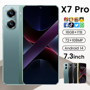 Chất Lượng Cao New Arrival Toàn Cầu Phiên Bản X7 Pro 7.3 ''Sreen 5G Chất Lượng Cao Mở Khóa Gốc Điện Thoại Di Động Với <span class=keywords><strong>Dual</strong></span> <span class=keywords><strong>Sim</strong></span> Thẻ - Product Image 3