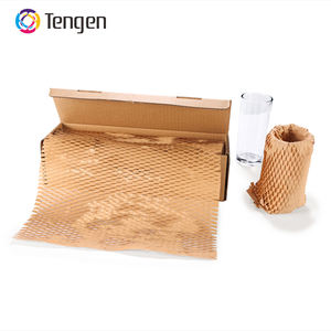 批发定制徽标打印新产品蜂窝包装包装纸 - Product Image 1