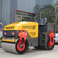 Rouleau compresseur vibrant à double tambour, alimentation directe usine, moteur diesel Changchai, pompe haute efficacité