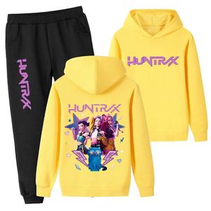 เสื้อฮู้ดพิมพ์ลาย 3 มิติ ลาย K-Pop Demon Hunters สุดฮิต แบบสั่งทำได้ ชุดเสื้อและกางเกงวอร์มแฟชั่นลำลองสปอร์ต - Product Image 3