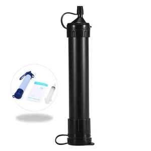 Outdoor drinking Water Filter Portable filter Survival straw for Outdoor Supplies Emergency Water Purifier