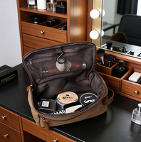 Sacs de toilette, de week-end et de voyage personnalisés en cuir et toile, avec compartiments multiples, sacs de sport et de cosmétiques