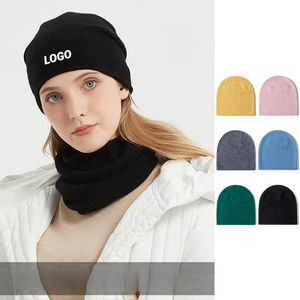 Cappello per maglieria All-in-One in lana 100% su misura autunno e inverno arrivo colore puro per <span class=keywords><strong>uomo</strong></span> e donna con stampa digitale - Product Image 1