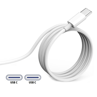 Câble de charge USB de haute qualité 3ft 6ft 9ft PVC Charge rapide 60W Coque ABS Noir Blanc Câble de données USB pour téléphone portable