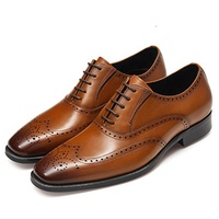 Hochwertige Echtleder-Schuhe für Herren Schnürschuhe für Hochzeiten Chaussures-Homme Party Luxus-Herrenschuhe im Brogue-Stil Herren-Anzugschuhe
