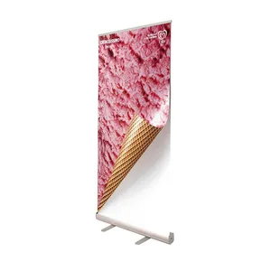 Accept Customization Poster Display Stand Display Wholesale Portable Roll Up Display Stand For Shop