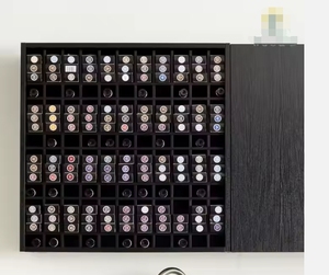 Modernos Organizadores de Pared Pintados para Salón de Belleza, en Madera, para Colorear el Cabello - Product Image 4
