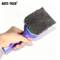 ATUO TIGER Neue Autoreifen-Reinigungsbürste Mehrzweck-Reinigungsbürste Geeignet für Autoreifen/Räder/Teppiche/Innenreinigung