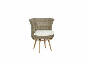 Moderno prezzo di fabbrica All'aperto patio Giardino deck <span class=keywords><strong>balcone</strong></span> terrazza in rattan di vimini <span class=keywords><strong>sedia</strong></span> girevole impermeabile facile <span class=keywords><strong>da</strong></span> pulire - Product Image 3