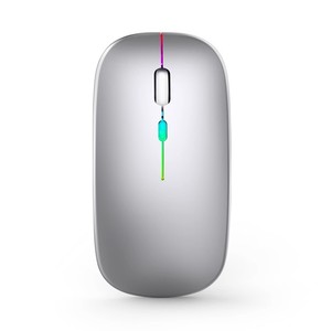 เมาส์ไร้สายประเภทซีชาร์จแบบปิดเสียงโหมดคู่ 1600 ดีพีไอโฟโตอิเล็กทริคสำหรับโทรศัพท์มือถือแบบสากล - Product Image 4