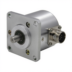 Encodeur optique rotatif incrémental à arbre plein 10 mm 5000 imp./min avec bride de fixation Série RCC pour lignes de production automatisées - Product Image 1