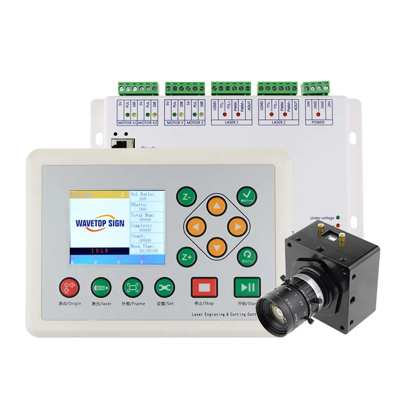 WaveTopSign ZY2820 and CCD Camera CO2 Laser Machine Control System Set with Control Card