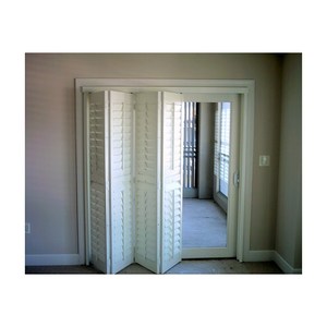 Manufacturer Different Styles Blinds Shades Shutters Louver Plastic Louvered Door Pvc Horizontal Rolling Shutters Modern Painted