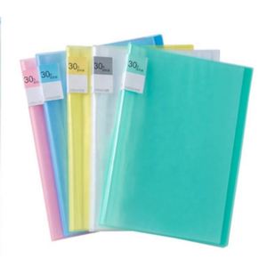 Carpeta de Presentación con Bolsillos Transparentes de Plástico, Carpeta de Archivos A4 con 10/30/40/60/80/100 Bolsillos para Documentos - Product Image 3