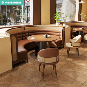 Mobili <span class=keywords><strong>per</strong></span> <span class=keywords><strong>ristoranti</strong></span> e caffè all'ingrosso Set di tavoli e sedie di lusso moderno - Product Image 6