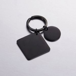 Llavero de Metal Personalizado con Fecha, Calendario y Código QR Grabado, Llavero de Acero Inoxidable con Disco Cuadrado en Blanco - Product Image 6