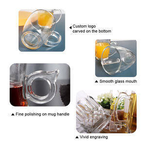 Verre à bière royal doré Garbo 16 oz en gros, unique, <span class=keywords><strong>personnalisé</strong></span>, plaqué, coloré, pour bar, pub, service, avec poignée, va au lave-vaisselle, fabriqué en Chine - Product Image 6