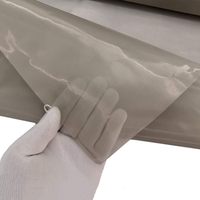 Tissu en cuivre semi-transparent de 50 m pour blindage EMF RF EMI, idéal pour rideaux, couvertures de routeurs et projets DIY
