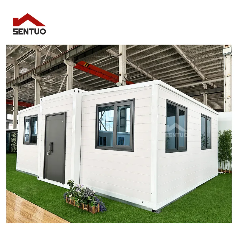 Casa Modulair portátil prefabricada personalizada de 2 y 3 dormitorios, contenedor prefabricado para hoteles, casas pequeñas de vida barata de China