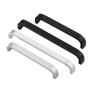 Factory Custom Aluminum Alloy Modern Simple Bathroom Kitchen Cabinet Edge Banding Hidden Drawer <strong>Door</strong> Handles - Product Image 1