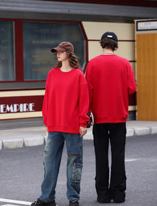 럭셔리 프랑스 테리 코튼 스웻셔츠 430 Gsm 헤비급 통기성 모의 목 디자인 겨울 맞춤 로고-의류에서 - Product Image 5