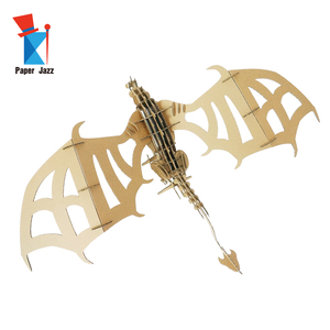 3d бумажные самосборные 3D головоломки дракона для взрослых и детей Искусство ремесло Домашний декор «сделай сам» обучающая игрушка - Product Image 4