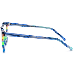 Gafas de acetato Borregls para mujer 2025, nuevo diseñador de marca, montura de gafas redondas de alta calidad, gafas ópticas <span class=keywords><strong>Retro</strong></span> 19342 - Product Image 5