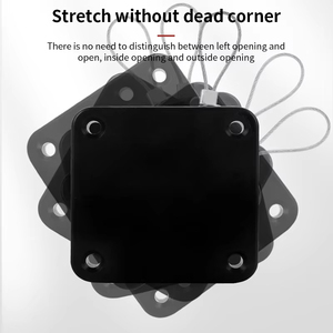 ตัวปิดประตูอัตโนมัติแบบไม่ต้องเจาะ  พร้อมสายดึงปรับได้ สำหรับประตูแบบติดผนัง ชนิดขายึด - Product Image 3