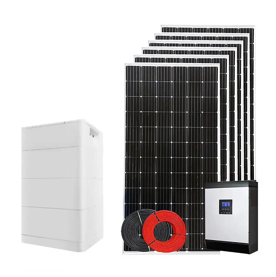 15kwh solar battery pack lifepo4 solar energy charging solar generator portable power station for all in one off grid system