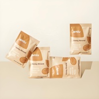 Sacs d'emballage en papier kraft plastique recyclé et écologique PE EVOH 1oz 2oz 4oz 20g 30g 50g pour aliments, noix, flocons d'avoine, fruits, thé, café en poudre