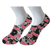 Kaos Kaki Wanita Desain Kustom Grosir Motif Sapi Gaya Koboi The Wild Ones