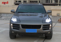 Phares LED SYA PDLS Style Cayenne 957 pour Porsche Cayenne 957 2007 2008 2009 957 9PA, mise à niveau des phares vers le modèle 2023 [1979LL]