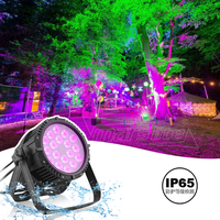 Projecteur LED Par étanche Marslite 18x18w RGBWA UV 6-en-1 pour extérieur, éclairage de scène DJ IP65