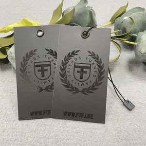 Sang Trọng Tùy Chỉnh Dập Nổi/Debossed Tái Chế Phụ Kiện May Mặc Treo <span class=keywords><strong>Tag</strong></span> <span class=keywords><strong>In</strong></span> Trang Phục Treo Thẻ & Nhãn Cho Quần Áo/Túi/Giày - Product Image 1