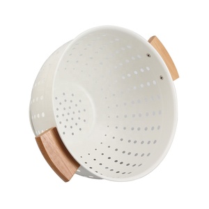 Wide Rim Base Holds the Colander Above the Floor of the Sink and Provides Stability Colander - Product Image 3