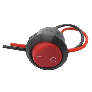 Miniature Round ABS Seat Switch Button for <b>Cars</b> Electric Vehicles & Motorcycles Modified <b>Horn</b> with Wire Included - Product Image 1