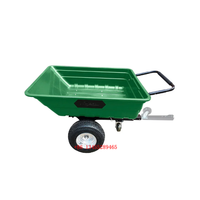 Ultimate Heavy Duty Premium ATV Trailer Wagon Cart Big Poly Dump Cart pour outils Chariot utilitaire haut de gamme