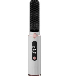 Cepillo Alisador de Cabello Inalámbrico Profesional, Recargable, con Luz Azul de Alta Calidad, Portátil y con Calentamiento - Product Image 3