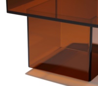 Table basse contemporaine convertible en acrylique, prix d'usine, pour salon, meubles de maison