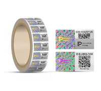 Autocollants holographiques de luxe anti-contrefaçon avec codes QR, étiquettes de sécurité écologiques pour bijoux de luxe