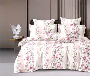 Parure de draps en microfibre douce au toucher, 3 pièces, taille King/Queen, imprimée, avec taies d'oreiller et drap-housse, literie durable - Product Image 4