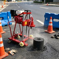 Core Drilling Machine Concrete Asphalt Road Diamond Bit Sampling Electric Water Cooling System Portable Equipment