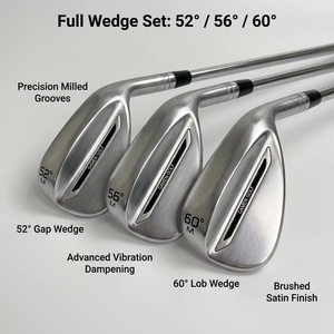 <span class=keywords><strong>Wedge</strong></span> de golf premium en acier au carbone forgé <span class=keywords><strong>52</strong></span> 56 60 <span class=keywords><strong>degrés</strong></span> avec face usinée CNC, faible MOQ, logo personnalisé, prix usine - Product Image 4