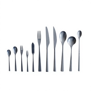 Set <span class=keywords><strong>di</strong></span> posate portatile in acciaio inossidabile 304 lucidato a specchio, stile retrò giapponese, per bistecca, forchetta e cucchiaio, stile occidentale <span class=keywords><strong>di</strong></span> lusso - Product Image 1