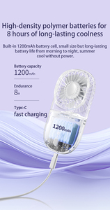 2025 Giá Rẻ Xách Tay Trong Suốt Màu Hồng Cầm Tay <span class=keywords><strong>Fan</strong></span> Hâm Mộ Mát Gió Yên Tĩnh Bảng <span class=keywords><strong>Fan</strong></span> Hâm Mộ Tay Miễn Phí Cổ <span class=keywords><strong>Fan</strong></span> Đi kèm Với Dây - Product Image 2