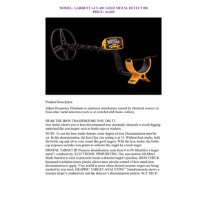 Amrutha for Gold High Sensitivity Automatic Digital Metal Detector Handheld Plastic Steel Material ROHS Amrutha Garrett - Product Image 2